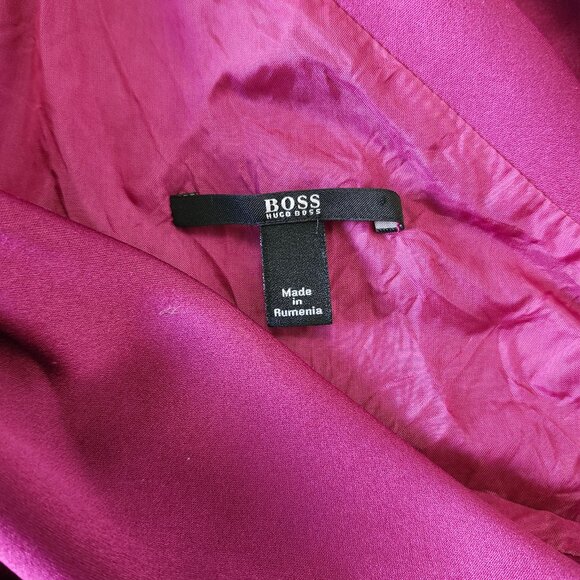 HUGO BOSS | One Shoulder Drape Dress - Picture 3 of 11